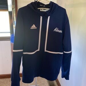 Men’s Adidas dry fit, full zip of Akron lightweight jacket